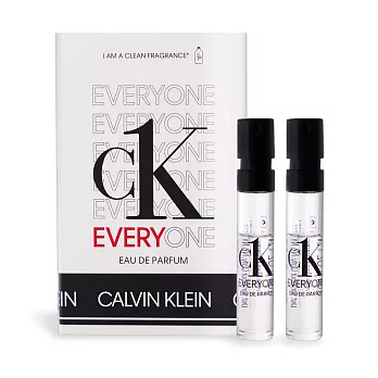 Calvin Klein CK EVERYONE 中性淡香精(1.2ml)X2 EDP-香水隨身針管試香-公司貨