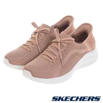 SKECHERS ULTRA FLEX 3.0 女休閒鞋-粉棕-149710TAN US7 粉紅色
