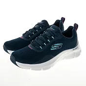 SKECHERS FLEX COMFORT 女跑步鞋-藍-149886NVPR US7.5 藍色