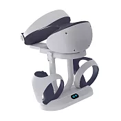 【LOTUS】SONY PS VR2 手把多功能充電底座+頭戴裝置收納架