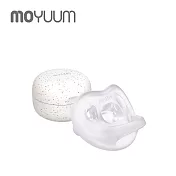 MOYUUM 韓國 全矽膠微笑奶嘴收納盒組 - 透明(0-6M)