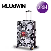 LUDWIN 路德威 德國設計款28吋行李箱(4款可選/不破箱新料材質) 28吋 魔灰迷彩