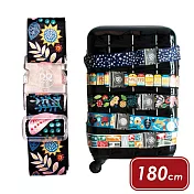 《DQ&CO》行李綁帶 | 行李箱固定帶 扣帶 束帶 綑綁帶 旅行箱帶 (異想世界180cm)