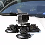 【LOTUS】GOPRO 強力三角吸盤 B款 汽車支架 多款運動相機適用 副廠