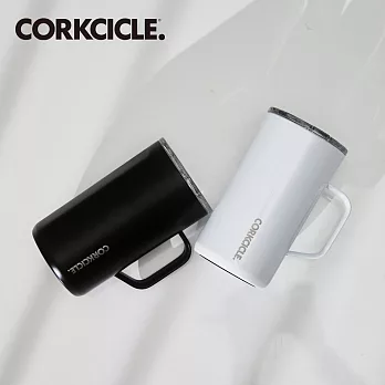 CORKCICLE CC0206006A 經典系列三層真空咖啡杯 650ML 兩色可選 白/黑 黑