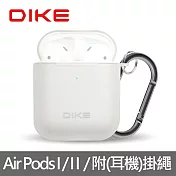 DIKE  Air Pods晶透收納套-附防丟扣環 DTE311WT