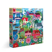 eeBoo 1008片拼圖 - 瑞典漁村 ( Swedish Fishing Village 1000 Piece Puzzle )