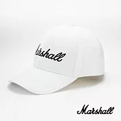 Marshall Baseball Cap White 棒球帽 | 白