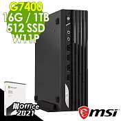 MSI PRO DP21 13M-627TW (G7400/16G/1TB+512SSD/W11P)+Office2021