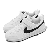 Nike 童鞋 Court Borough Low Recraft PS 白 黑 中童 小朋友 小白鞋 休閒鞋 DV5457-104