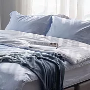 純粹眠｜植萃棉系列-床包三件組-單人 （湛藍湖面）
