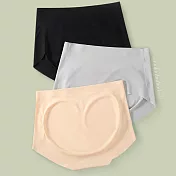 PinLe  6件組 冰絲蜜桃超薄無痕瑜珈褲設計款內褲M-2XL(顏色隨機) L