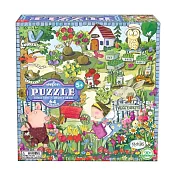 eeBoo 拼圖 - Growing A Garden 64 Piece Puzzle花園 (64片)