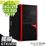 Acer Altos P15F7 繪圖工作站 (R7-5800X/16G/2TB+512SSD/GTX1650_4G/500W/W11P)