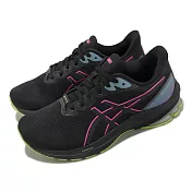 Asics 慢跑鞋 GT-1000 12 GTX 女鞋 黑 粉紅 支撐型 防水 路跑 運動鞋 亞瑟士 1012B508001