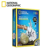 National Geographic 發現水晶寶藏 敲開原石發現水晶2入