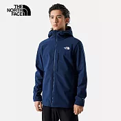 The North Face M APEX BIONIC 3 HOODIE - AP 男防風防潑水連帽輕量風衣-藍-NF0A83S58K2 3XL 藍色