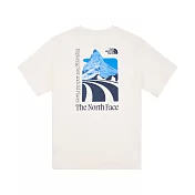 The North Face M S/S PLACES WE LOVE TEE - AP 男純棉背部大尺寸印花短袖T恤-白-NF0A86MHN3N 3XL 白色