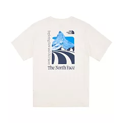 The North Face M S/S PLACES WE LOVE TEE ─ AP 男純棉背部大尺寸印花短袖T恤─白─NF0A86MHN3N 3XL 白色
