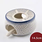 波蘭陶 純淨物語系列 茶壺爐座 附蠟燭托盤 14.5cm 波蘭手工製