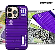YOUNGKIT原創潮流 iPhone 13 Pro 6.1吋 螢石系列 立體透彩防摔手機殼  (薰衣草紫)