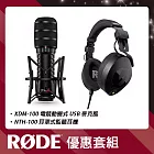 【超值套組】RODE XDM-100 電競USB麥克風 + NTH-100 監聽耳機 公司貨
