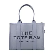 MARC JACOBS The Leather TOTE 皮革肩背托特包-大/ 灰藍