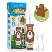英國brush-baby 充電式聲波電動牙刷(0-10歲/棕熊-柏尼克)