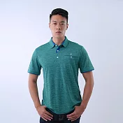 【遊遍天下】男款抗UV防曬吸濕排汗速乾機能POLO衫 (GS1037) L 綠色