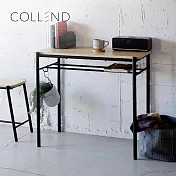 【日本COLLEND】IRON 鋼製窄型筆記型電腦桌-DIY