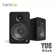 Kanto YU6 藍牙立體聲書架喇叭-黑色啞光款