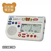 SEIKO STH200RKW 二合一數位節拍器/調音器 拉拉熊限定版 | 白色