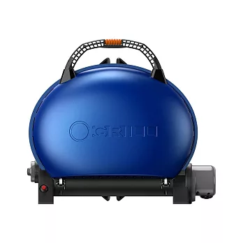 【O-Grill】500-E 美式時尚可攜式瓦斯烤肉爐-輕型包套組 帥氣藍