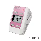 SEIKO DM51 夾式數位節拍器 可當時鐘 | 粉