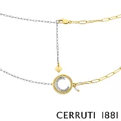 【Cerruti 1881】限量2折 義大利經典CRISTALES項鍊 全新專櫃展示品(CN1402)