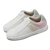 Royal Elastics 休閒鞋 Icon 女鞋 白 粉紅 棕 回彈 真皮 無鞋帶款 小白鞋 91932065