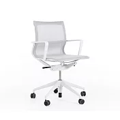 Vitra Physix 翩然有序 工作椅 （白銀灰布料、灰白色框架）