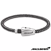 【McLaren】限量2折 頂級英國超跑不銹鋼真皮手環 全新專櫃展示品(MG0207 190mm)