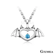GIUMKA情侶項鍊925純銀項鏈完美戀人單鍊價格MNS07059 50cm 大墜藍鋯