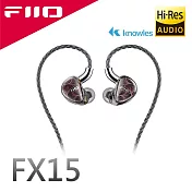 FiiO FX15 一圈一鐵四靜電單元MMCX可換線耳機