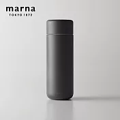 【日本Marna】Cocuri Everywhere系列 陶瓷雙層保溫保冷杯-500ml 多色任選(原廠總代理) 	板岩黑