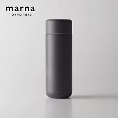 【日本Marna】Cocuri Everywhere系列 陶瓷雙層保溫保冷杯─500ml 多色任選(原廠總代理) 板岩黑