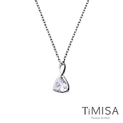 【TiMISA】 無限的愛(三色)純鈦項鍊(10E)  透亮白