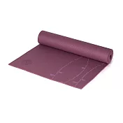 EASYOGA 瑜珈花草墊 深紫 (附收納繩、專屬背袋)