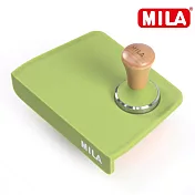 MILA 櫸木色彩矽膠填壓器58mm(五種顏色)-附MILA 防塵矽膠填壓墊 綠