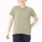 CHUMS Booby Logo Rainbow Islands T短袖上衣 卡其綠-CH012389M022 S 綠色