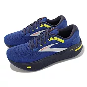 Brooks 慢跑鞋 Ghost Max 男鞋 藍 黃 透氣 緩衝 路跑 厚底 運動鞋 魔鬼系列 1104061D470