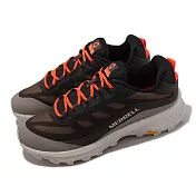 Merrell 戶外鞋 Moab Speed 男鞋 黑 橘 黃金大底 輕量 登山 運動鞋 ML067715