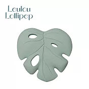 Loulou lollipop 加拿大 可愛造型矽膠固齒器 - 綠色龜背芋