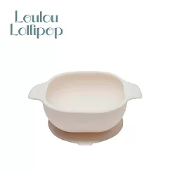 Loulou Lollipop 加拿大 可愛動物矽膠吸盤碗 ─ 奶油白